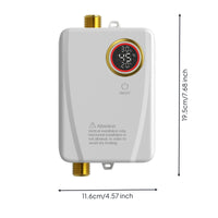 3500W Instant Electric Water Heater 220V Plug-in Water Heater Small Continuous for Tiny Home