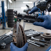 Brake Disc Thickness Caliper Locking Disc Brake Thickness Caliper Handheld Metal for Mechanics, Repair Shops, Garages