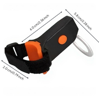 Rechargeable Bike Tail Light, Waterproof, 6+4 Modes