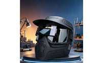 Splash Resistant Auto-Darkening Metalworking Helmet Eye Protection Auto-Darkening Metalworking Mask Lightweight Safety Gear Insulation for Garage
