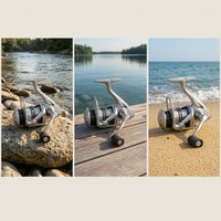 Long-Cast Metal Reel Sealed Reel with Angled Spool left/right Interchangeable Tackle Powerful for Lure Fishing