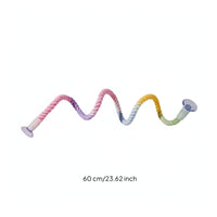 Bird Perch with Suction Cups Rainbow Window Bird Perch for Parrots