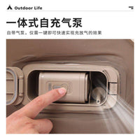 新品便携式一键懒人旅行户外自动居家充气沙发TPUSBU露营材质充电