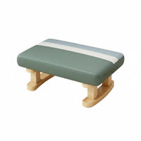 Minimalist Design Upholstered Low Stool Multi-Functional Upholstered Footrest Soft padded surface Footstool space-saving Size for Children, Homeowners, Apartment Dwellers, Living Room, Entryway, Small areas, Bedroom