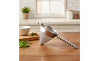 Conical Mesh Strainer Stainless Steel Conical Strainer Sieve Heavy Duty Kitchen Tool Sturdy for Chefs, Home Cooking