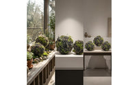 3 Pieces Artificial Volcanic Geological Spheres Looking Fake Nature-Textured Decorative Sphere Balls with Branches Realistic Artificial Moss Ball