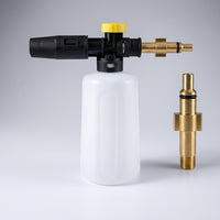 Car Cleaning Kit with Soap Dispenser for Car Wash, Professional Car Detailing Foam Sprayer with Stainless Steel Foam Lance, 750ml Capacity
