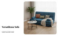 Fold-foldable Sofa Bed two-in-oneUse transformable Couch Foldable Design Indoor Furniture for Apartment Dwellers, Guests, Living Room, Small Spaces, Home Office