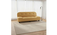 Small Space Sofa Bed Scratch-Resistant Material Foldable Sleeper Sofa Adjustable Backrest Convertible Couch for Studio Apartment