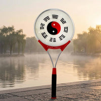 Silicone Face Taiji Rouli Ball Racket Aluminum-Alloy Frame Yin and Yang Racket Set Anti-Slip Handle