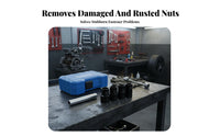 5 Pieces Maximum Gripping Power Damaged Bolt Remover Set Heavy Duty Damaged Nut Remover Kit CR-MO Steel for Mechanics, Auto Repair, Workshop