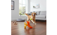Smart Training Clamp-on Ball Dropper Anxiety Relief Dog Ball Dispenser No Batteries Required Dog Self-Play Toy for Dogs, Cats, Indoor