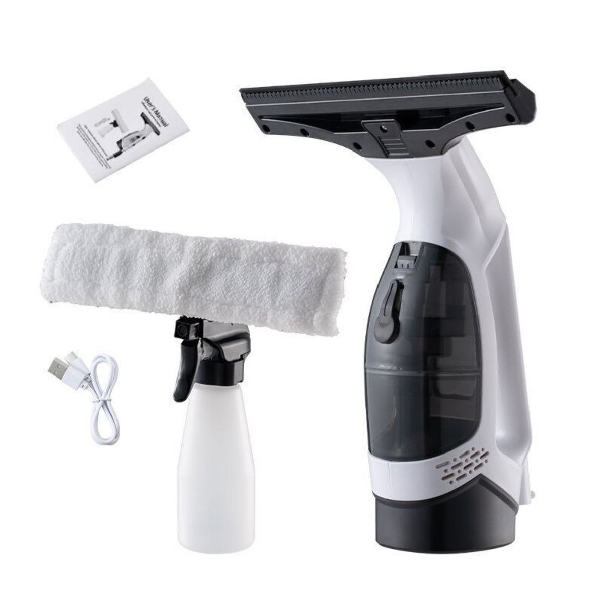 Portable Electric Window Cleaner with Strong Suction for Home Use (EU Plug)