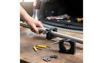 2 Pieces Easy Installation Quick Release Tool Clamp Heavy Duty Rubber Clamp Mount Wall Mount Tool Grip for Non-Road Enthusiasts, Garage, Truck Bed, Roof Rack, Workshop