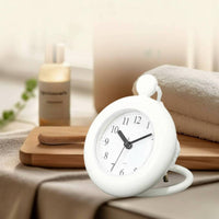Moisture-Proof Waterproof Bathroom Timekeeper Anti-Fog Mini Suction Cup Timekeeper Minimalist Design Timekeeping Device Compact Size for Kitchen