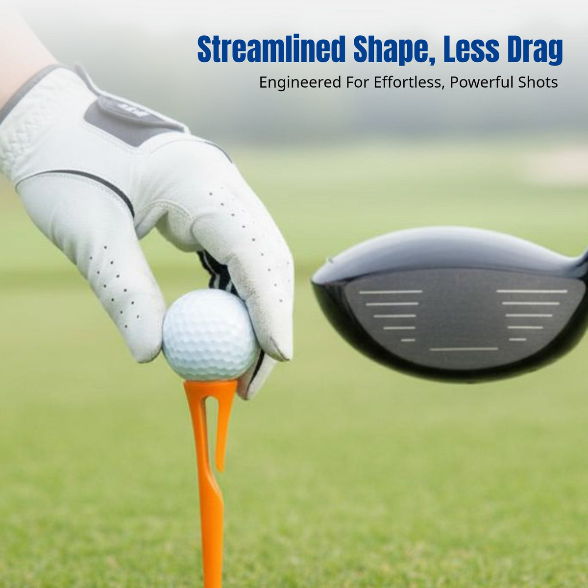 Golf Tee Peg, Portable, Stable, Low Drag, Colorful Stand
