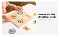 Fine Movement Skill Development Multicolor Shape Game Hand-Eye Coordination Shape Matching Toy Learn Through Play for Preschoolers
