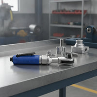 Pneumatic Ratchet Wrench Insulated Grip Air Ratchet Wrench Compact Tool for Mechanics, Technicians