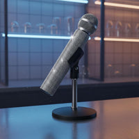 Diamond Mic Sleeve Reusable Rhinestone Mic Cover Easy to Use Glittery Microphones Cover for Sing-Along
