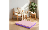 Thick Foam Pad with Textured Surface Non-Slip Cushioned Foam Mat Rectangular for Home Gym, Planks, Mindful Stretching Practice