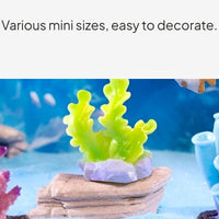 Mini Resin Coral and Seaweed Aquarium Ornaments