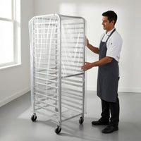 Transparent Baking Tray Rack Cover Zippered Clear PVC Rack Cover Dustproof