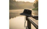 Fisherman Hat Wide Brim Sun Hat with Chin Strap Secure Fit Protection for Hiking, Travel