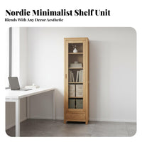Nordic design personalizedizable Shelving System Minimalist Aesthetic shelving unit Large Capacity shelving unit Easy to Clean for Book Lovers, Interior Design aficionados, Homeowners, Study Room, Bedroom, Entryway