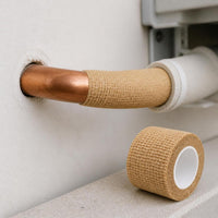 Pipe Wrapping Tape for Air Conditioner, Gas, and Fire Pipes - Non-Adhesive Decorative Cover for Exposed Pipes