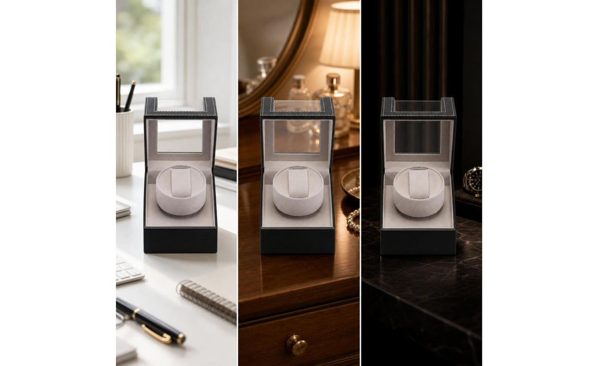 Automatic Individual Watch Rotator Winder Compact Individual Watch Rotator Winder Portable For