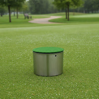 Golf Cup with Turf Topped Putting Receptacle Hole Cup Weatherproof for Backyard