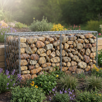 Gabion River Protection Mesh for Flood Control - Zinc-Aluminum Alloy