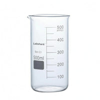 Heat Resistant Borosilicate Beaker Easy-to-Read Scale Graduated Beaker Clear Glass Laboratory Glassware Professional Grade