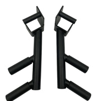 Compatible Parallel Bar Attachment Sturdy Parallel Bar Handles Non-Slip Power Rack Accessory Universal for Strength Training