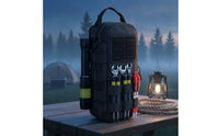 Reinforced Stitching Tool Bag Wear-Resistant Polyester Tool Bag Detachable Shoulder Strap Equipment Carrier Hook-and-Loop Panel