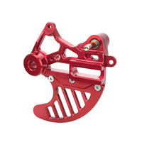 Rear Brake Disc Guard Aluminum Alloy Brake Guard with Bracket Motorcycle Disc Protector for Unpaved Terrain