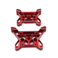 2 Pieces Front and Rear Shock Brackets Upgrade Front Shock Mount Precision RC Car Damping System Components Brackets for Rough Terrain Driving