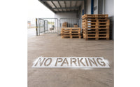No Parking Stencil Reusable Pavement Marking Stencil Flexible Foldable for Maintenance Crews, Driveways, Asphalt