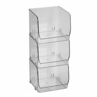 Multi-Compartment Box with carrying grip Clear Design Cosmetic Organizer Large Capacity sturdy for Makeup lovers, Dressing Table