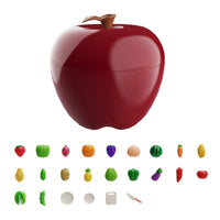 Fruit & Vegetable Cutting Toy, Pretend Kitchen Set, Fruit Storage, Simulation, Kids, Early Learning