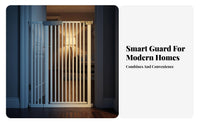 No Drilling Required Tall Anti-Jump Cat Gate Simple Installation Extra Tall Cat Gate Double-Locking Design Indoor Dog Fence Narrow Spacing for Renters, Parents, Indoors, Doorways, Hallways, Stairways