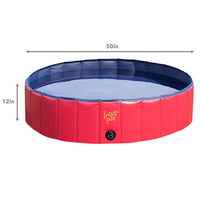 Inflatable Foldable PVC Pet Swimming Pool for Dogs and Cats
