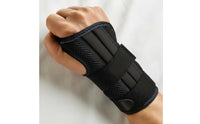 Breathable Wrist Splint Brace Customizable Compression Sprain Support Wristband Lightweight Adjustable Wrist Stabilizer Ergonomic Design for Athletes, Typing, Sleeping, Workout, Sports