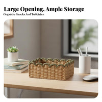 Clear storage container with Handles Easy to Clean Organizer container Space-Saving for homeowners