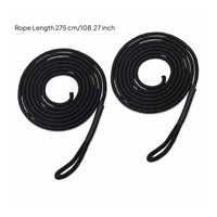 2 Pieces Pilates Reformer Replacement Rope Braided Pilates Reformer Rope Equipment Heavy Duty Long-Lasting for Studio Owners