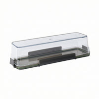 Plastic Cake Box with Latch Sealed Swiss Roll Container Airtight Pastry Container with Lid Secure for Bakers