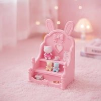 Doll Display Rack Miniature Display Shelf Compact Dollhouse Shelf for Collectors