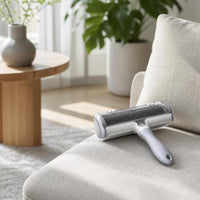 Pet Hair Remover Roller Non-Slip Pet Hair Roller with Storage Chamber Bidirectional Lint Remover Portable Easy to Use