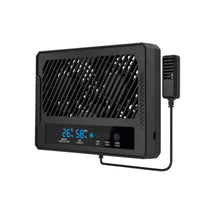 Reptile Enclosure Cooler with Monitor Digital Ventilator Compact for Vivarium