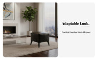 Comfortable Seating Upholstered Cube Stool Modern Design Upholstered Cube Soft Textile Footstool Strong Load Bearing for Homeowners, Shop Owners, Living Room, Entryway, Bedroom, Shoe Shop